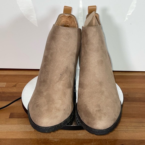 Dr. Scholl's London Block Heel Bootie brown 7M - Picture 4 of 11